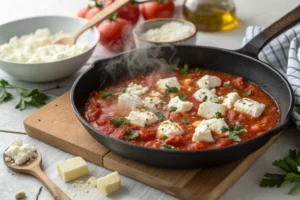 Is cottage cheese supposed to melt in a skillet of sauce?