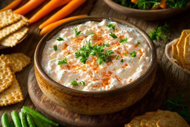 orange cottage cheese dip with fresh oranges