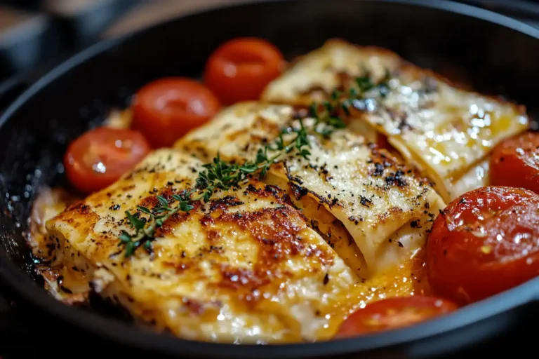 Delicious cottage cheese topped with fresh sauce tomatoes.