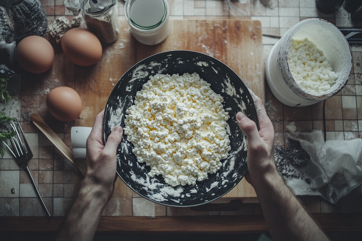Is it OK to heat up cottage cheese in a skillet