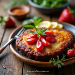 Strawberry Cheesecake Dump Cake