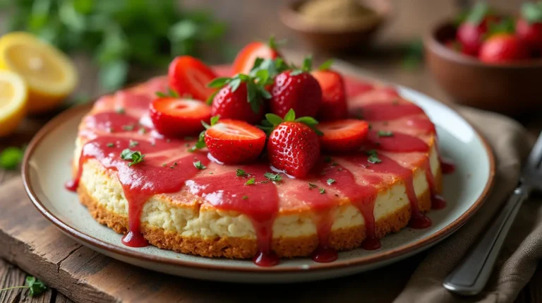 Strawberry Shortcake Cheesecake
