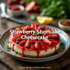 Strawberry Shortcake Cheesecake