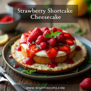 Strawberry Shortcake Cheesecake