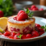 strawberry cheesecake dump cake