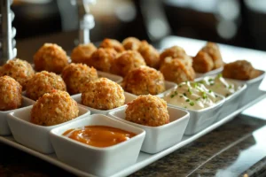 Ingredients for Rotel cream cheese sausage balls: sausage, cream cheese, Rotel, biscuit mix.