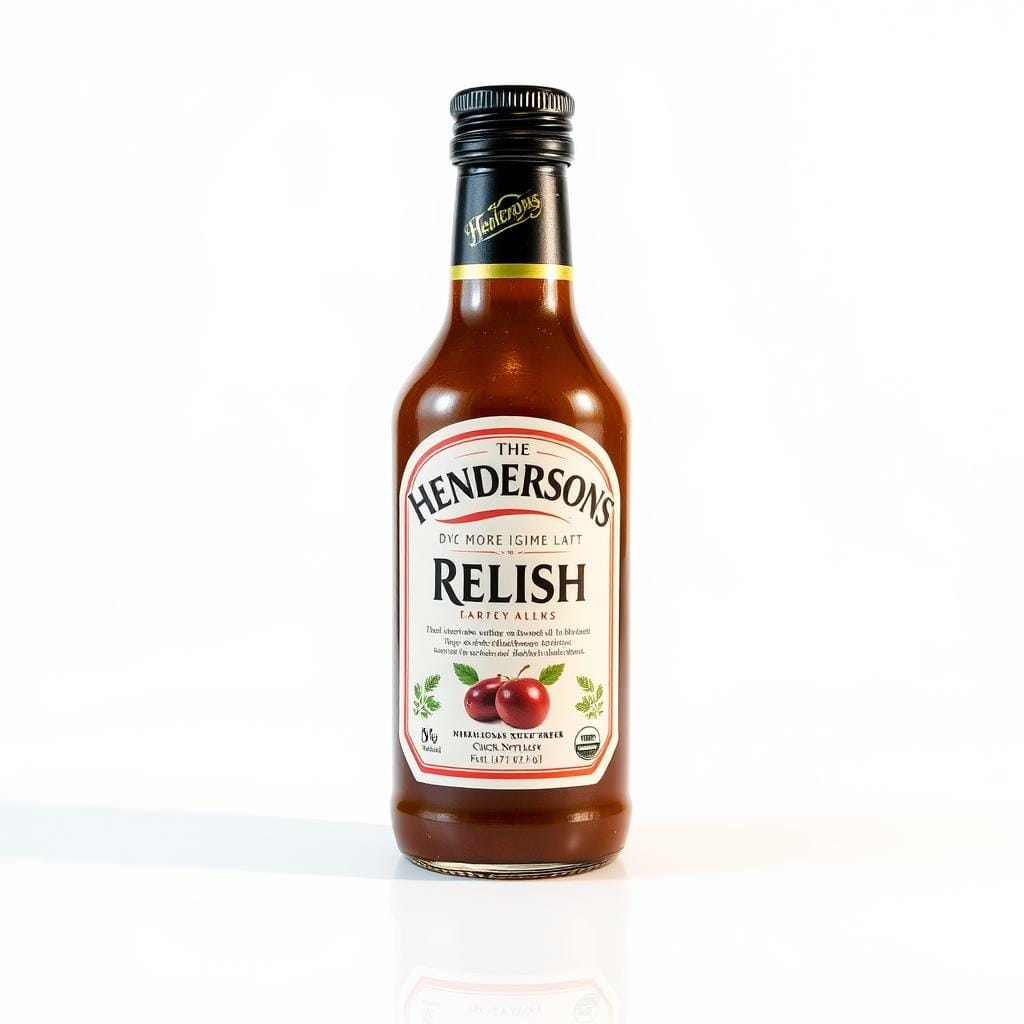 Bottle of Henderson's Relish