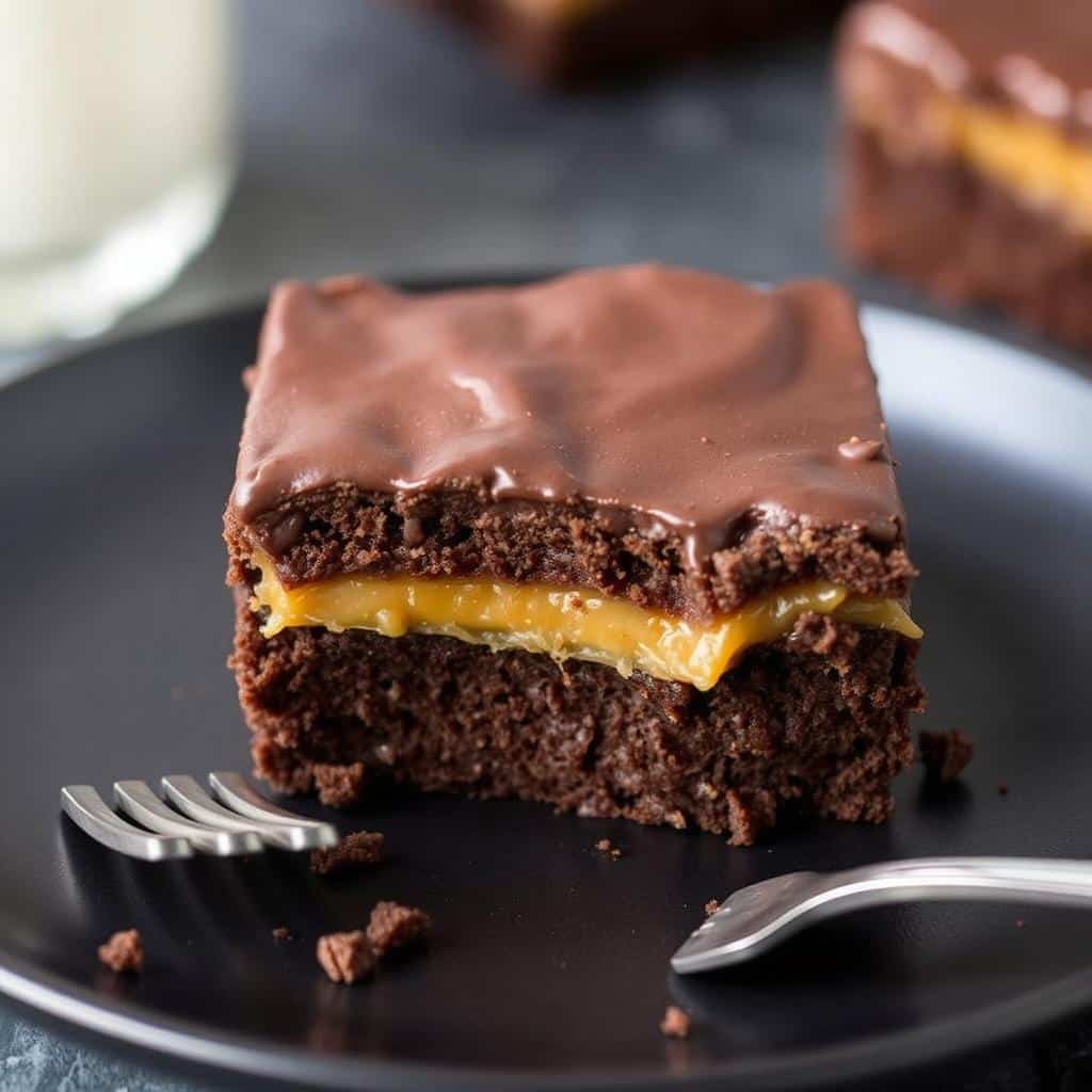 Gluten free brownies with layers of different flavors