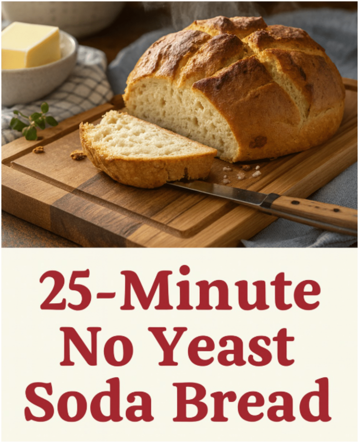 Discover 25 MINUTE NO YEAST SODA BREAD recipe