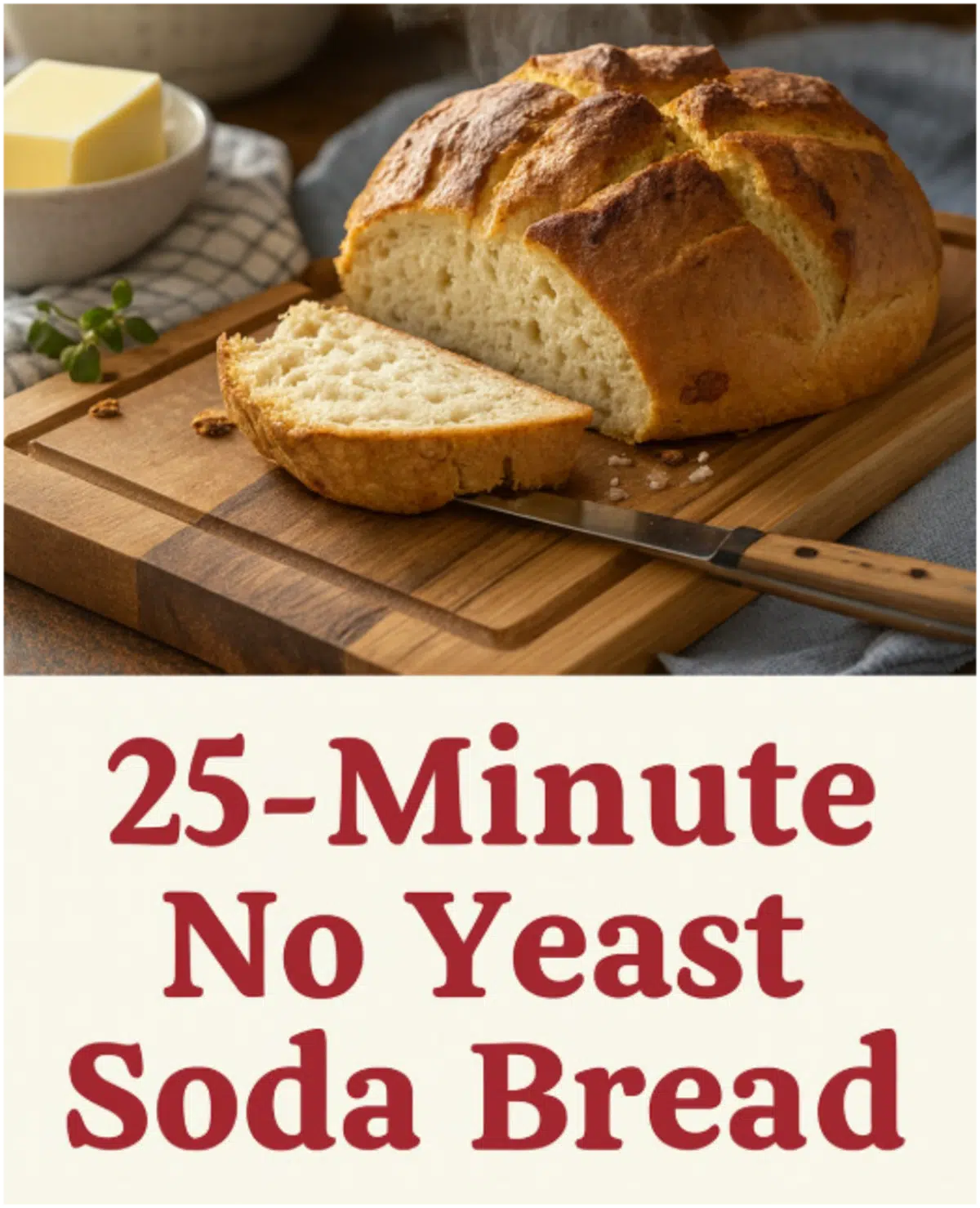 Discover 25 MINUTE NO YEAST SODA BREAD recipe