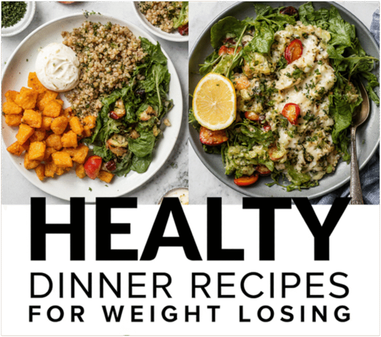 DISCOVER HEALTHY DINNER RECIPES FOR WEIGHT LOSING