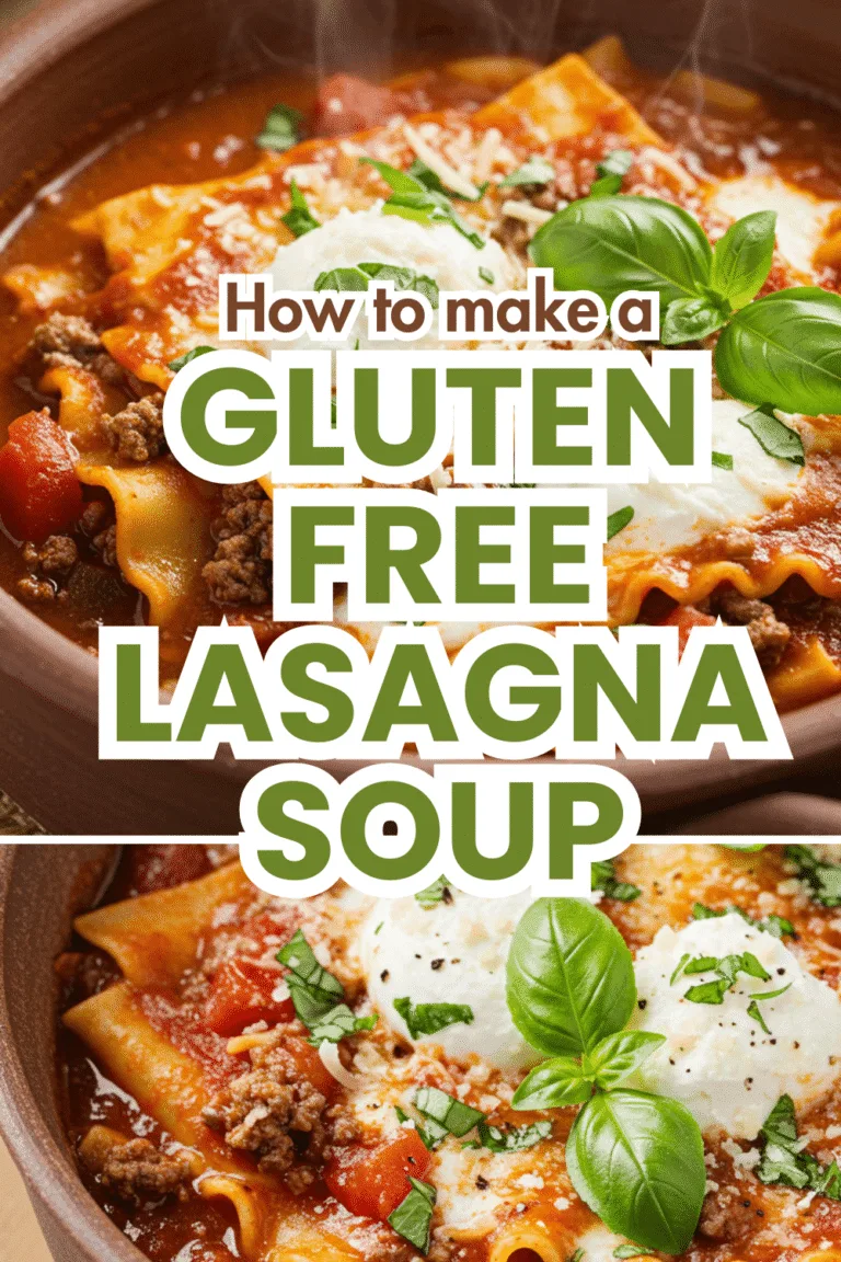 easy gluten free lasagna soup