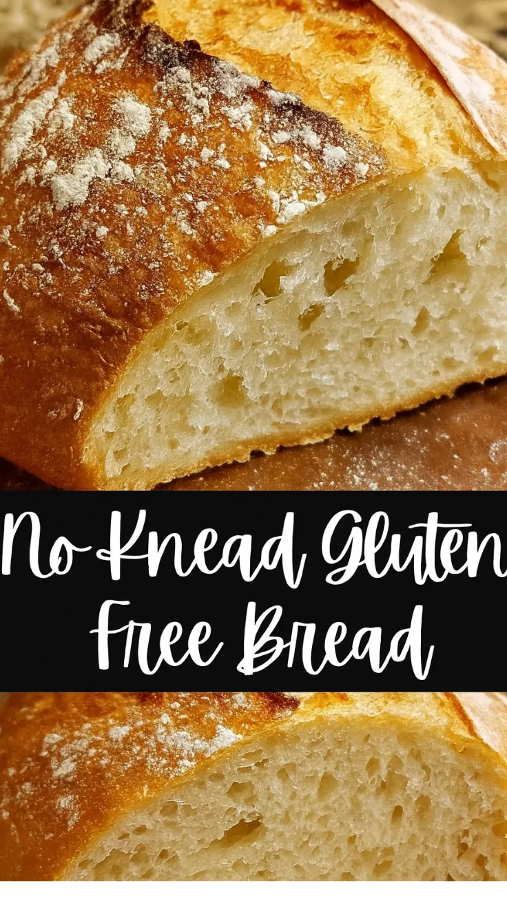 No Knead Gluten Free Bread