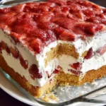 A beautifully baked 5-ingredient cake topped with fresh fruits.