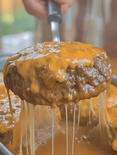 Amish Hamburger Steak Bake 2 Amish Hamburger Steak Bake