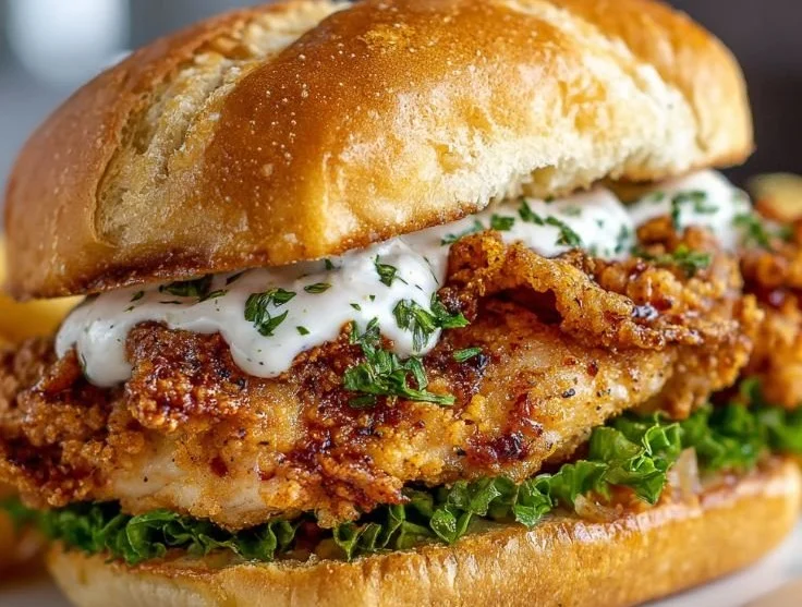 Cajun Crispy Chicken Sandwich with Garlic Aioli 2 Cajun Crispy Chicken Sandwich with Garlic Aioli: Irresistibly Juicy!