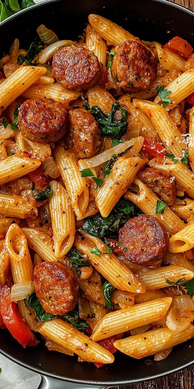 Cajun Sausage Pasta 2 Cajun Sausage Pasta