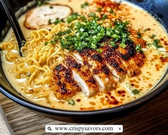 Creamy Garlic Chicken Ramen 2 Creamy Garlic Chicken Ramen