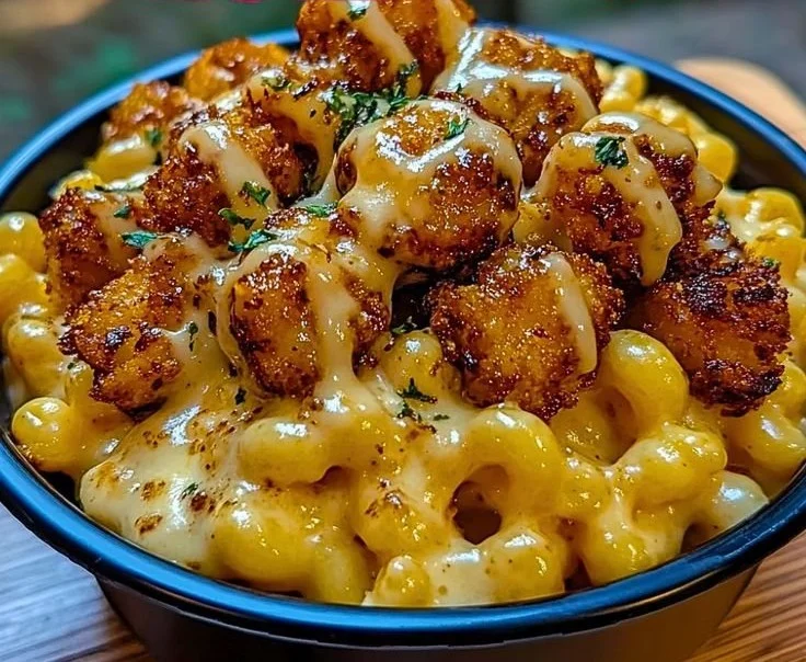 Creamy Honey Pepper Chicken Mac and Cheese Delight 2 Creamy Honey Pepper Chicken Mac and Cheese Delight