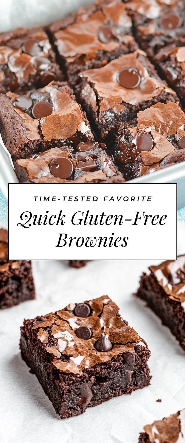 Decadent gluten-free brownies with rich chocolate flavor