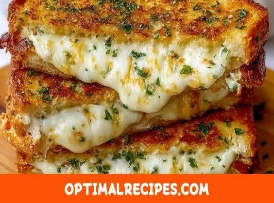 Garlic Bread Grilled Cheese