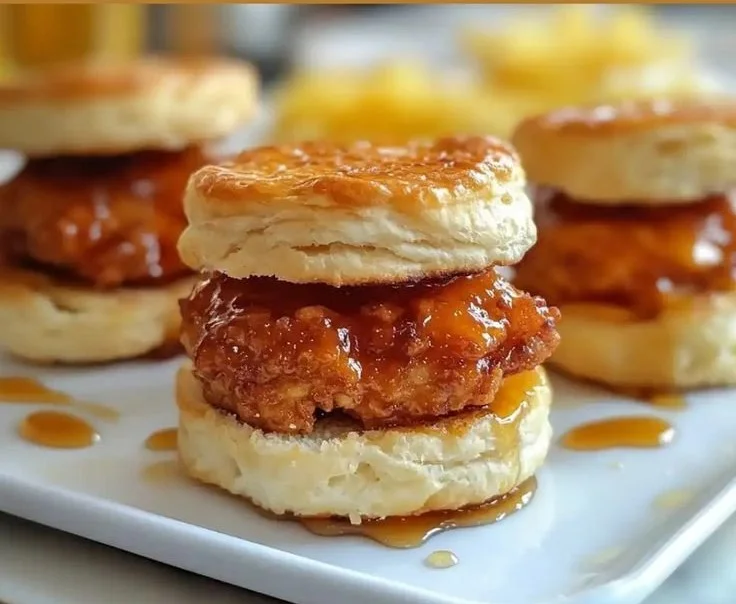 Hot Honey Chicken Biscuits 2 Hot Honey Chicken Biscuits