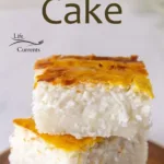 Indonesian Sticky Coconut Cake (Wingko Babat) served on a plate