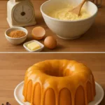 Delicious slice of Kentucky Butter Cake on a decorative plate