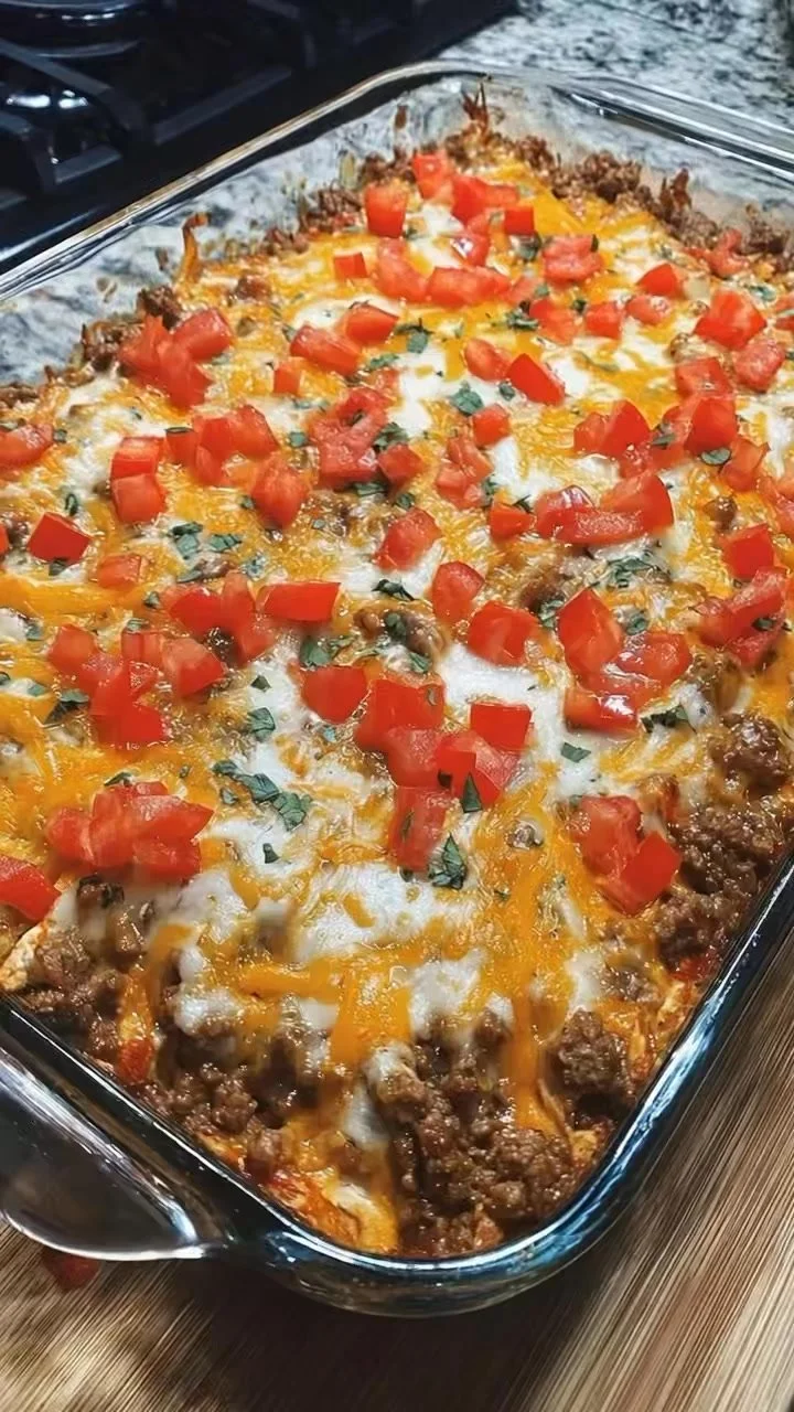 MEXICAN TACO LASAGNA 2 MEXICAN TACO LASAGNA