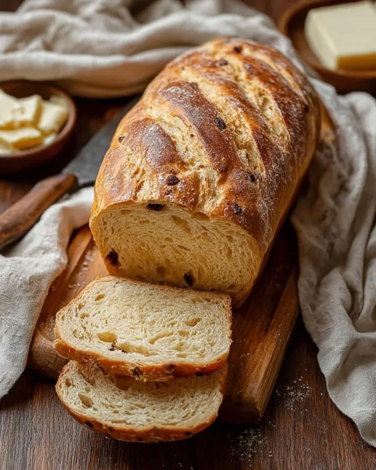 Freshly baked Craftsman Bread loaf showcasing artisanal craftsmanship.