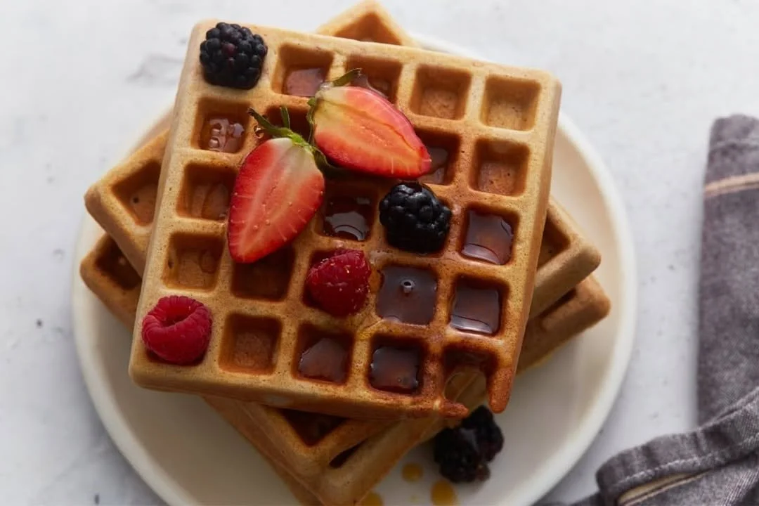 Crispy Buckwheat Waffles