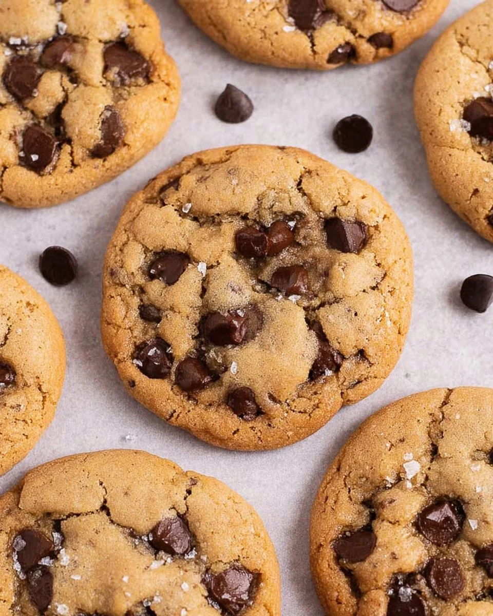 Freshly baked gluten-free chocolate chip cookies on a plate