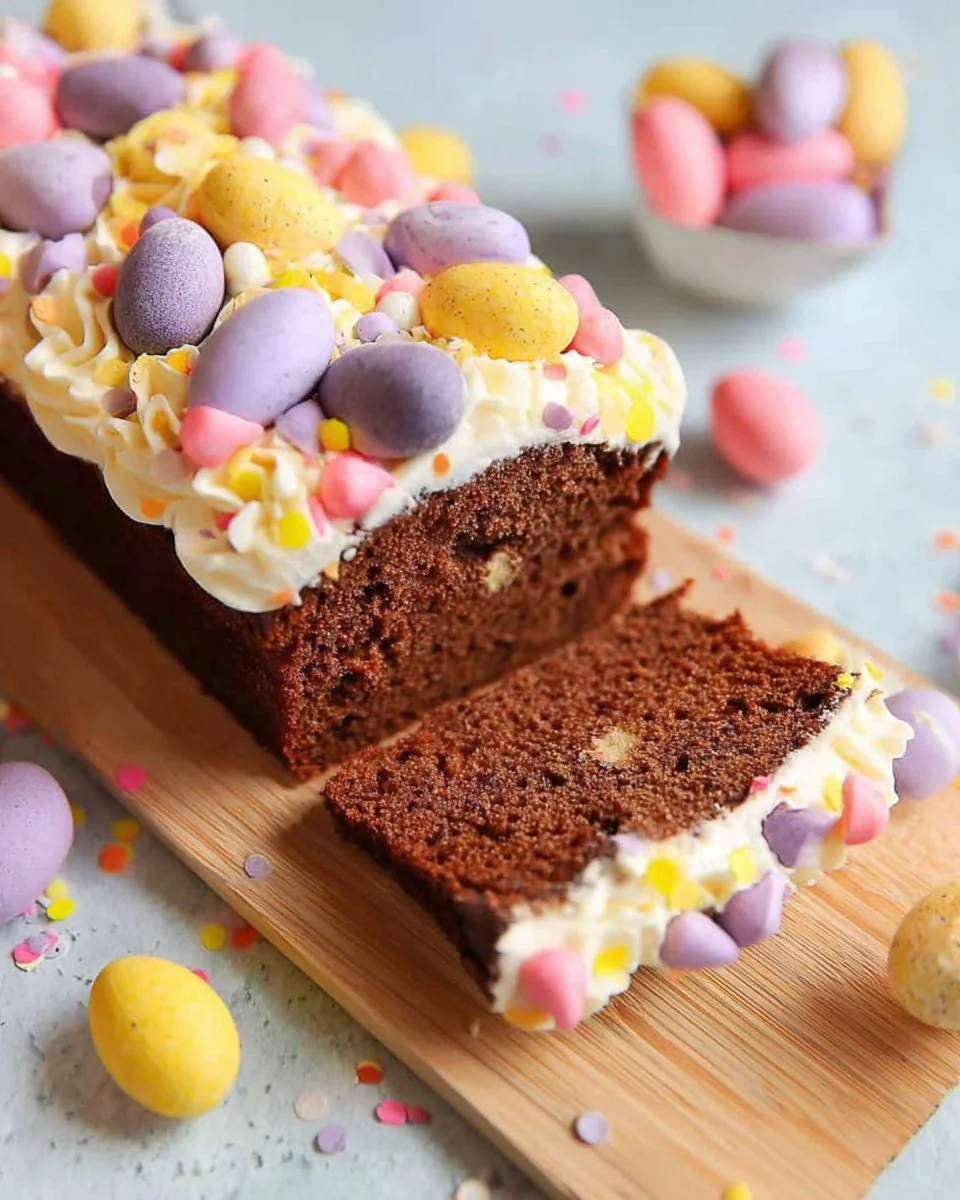 Mini Egg Loaf Cake