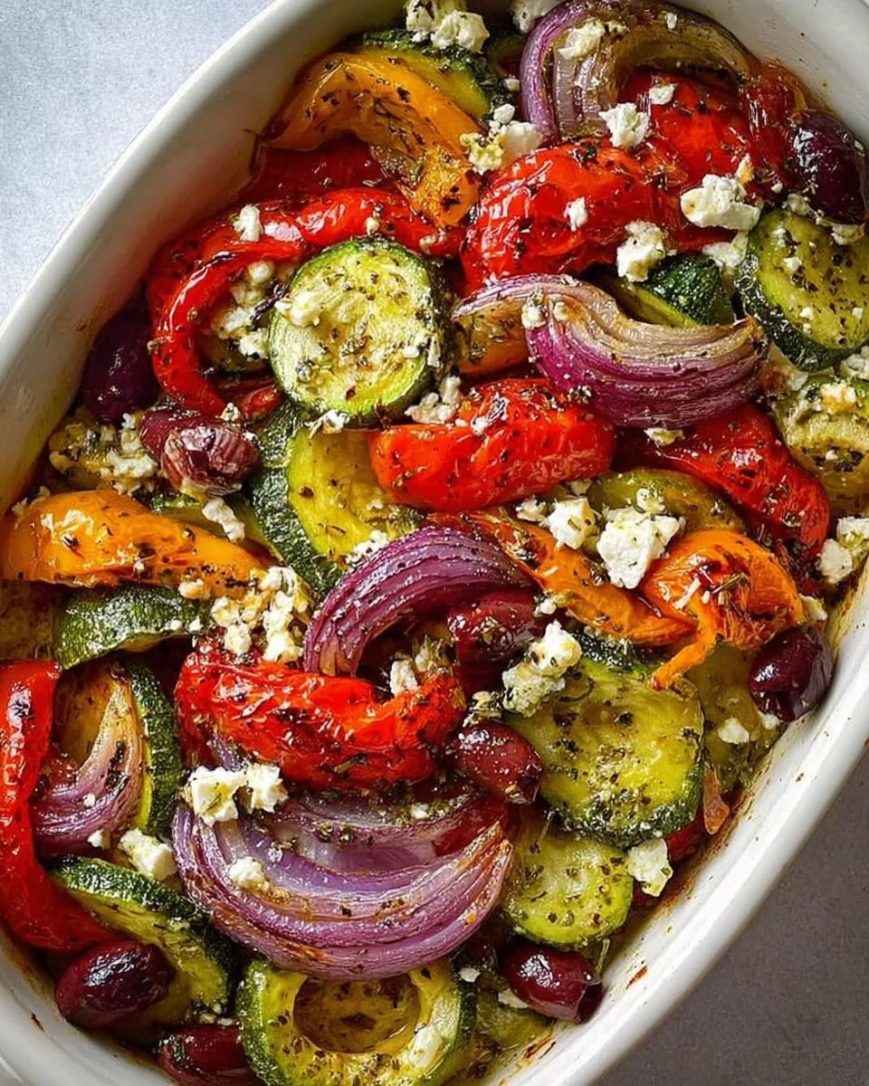 One Pan Greek Veggies