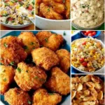 Delicious gluten-free chicken dishes including fried chicken and chicken nuggets